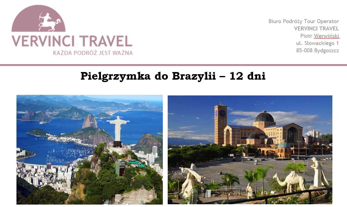 pielgrzymka do brazylii 2027